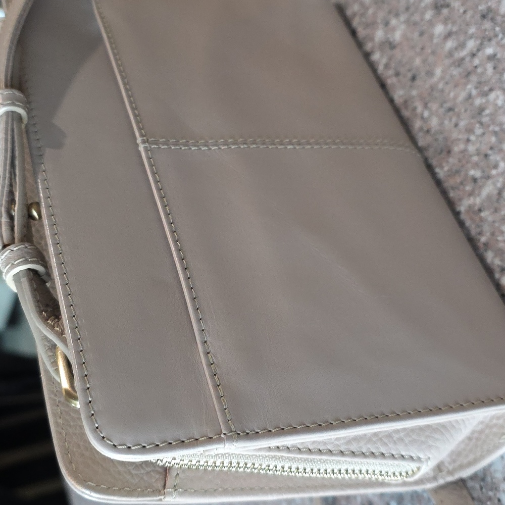 Radley London Taupe Crossbody Bag with Navy Charm - Picture 3 of 7